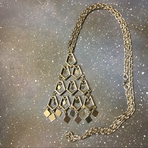 Vintage 60s Geometric Boho Hippie Necklace